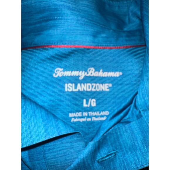 Tommy Bahama Men's Blue Polo Island Zone Large - Picture 5 of 5